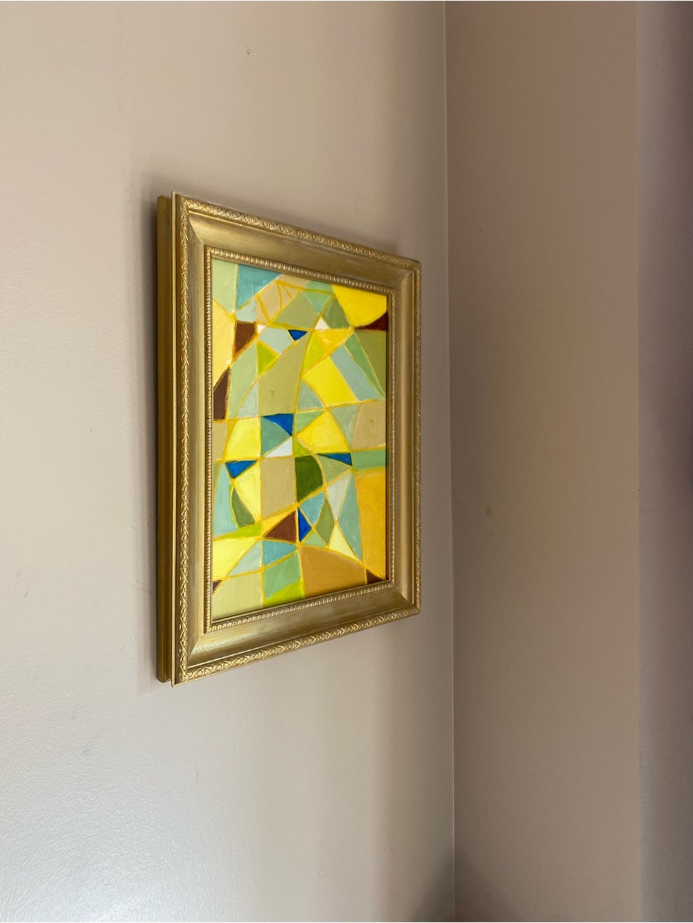 Original Abstract contemporary 12”x9” painting - Picture 5 of 5